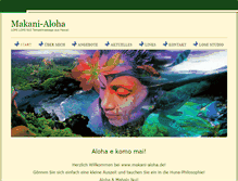 Tablet Screenshot of makani-aloha.de